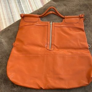 Faux Patent Leather Purse